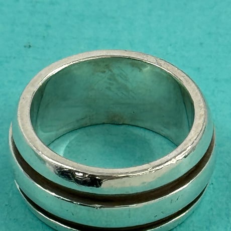 TIFFANY リング グルーブド ダブルライン SV925