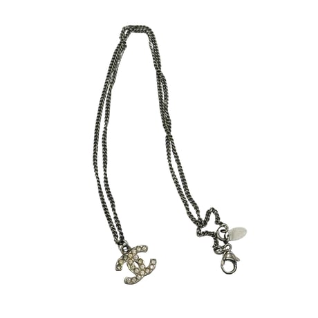 CHANEL ココマーク ラインストーン ネックレス