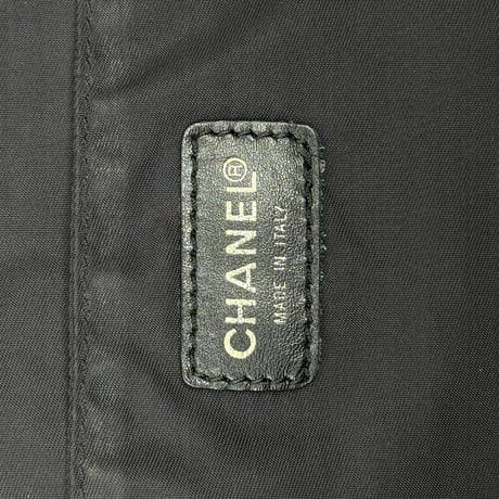 CHANEL ニュー トラベル ライン ブリーフケース ブラック ナイロン ビジネスバッグ