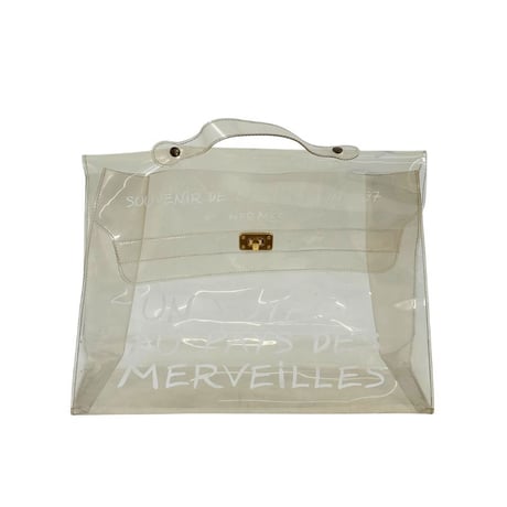 HERMES ビニール ケリー ハンドバッグ
