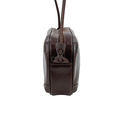 GUCCI レザー マルーン ヴィンテージ ショルダーバッグ