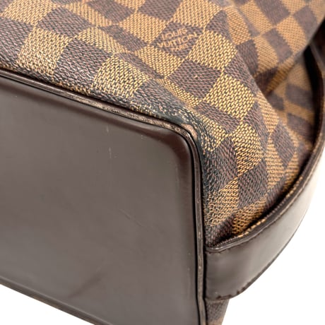 LOUIS VUITTON チェルシー ダミエ エベヌ キャンバス ブラウン トートバッグ N51119