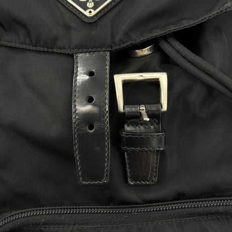 PRADA テスートナイロン リュック ブラック 三角ロゴ VELA B4650 保証カード付き