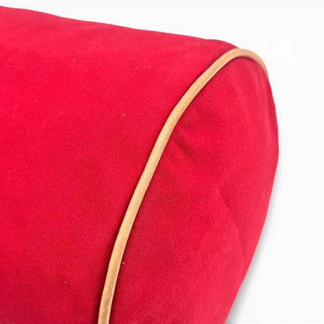 HERMES レッド キャンバス ドローストリング バックパック ポロションミミル GM