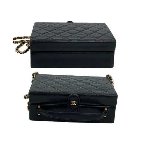 CHANEL　マトラッセ　ハンドバッグ　ラムスキン