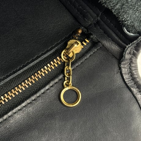 COACH オールドコーチ レザー ショルダーバッグ ブラック グラブタン