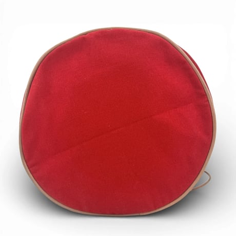 HERMES レッド キャンバス ドローストリング バックパック ポロションミミル GM