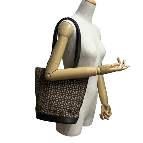 CELINE　トートバッグ　マカダム　ブラウン