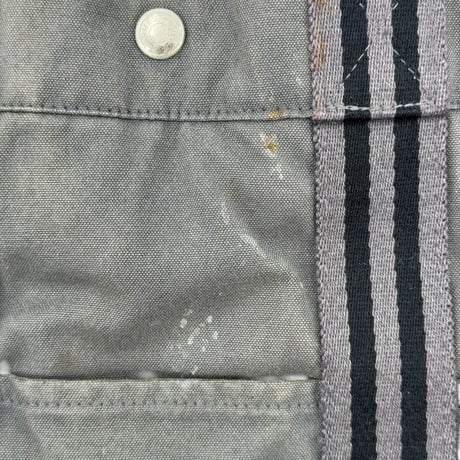 HERMES グレーキャンバス フールトゥーMM ハンドバッグ