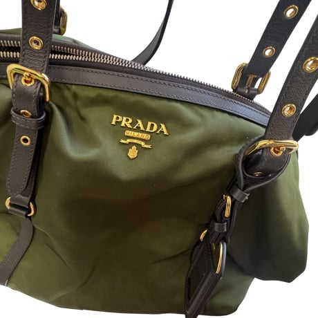 PRADA 2WAYバッグ ナイロン グリーン