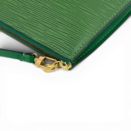 美品 LOUIS VUITTON エピ ポシェット アクセサリー ポーチ グリーン M52984