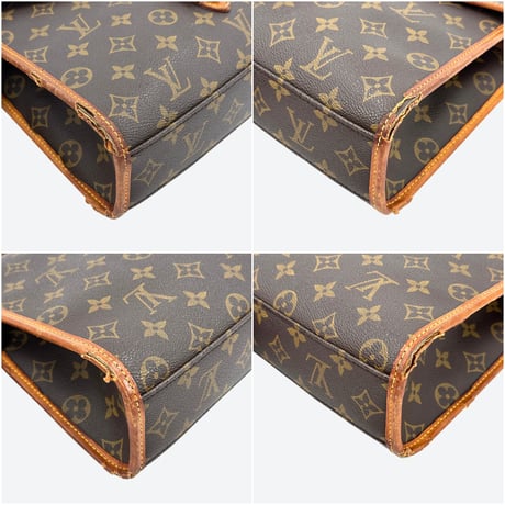 LOUIS VUITTON ベルエア モノグラムキャンバス ブラウン 2WAY 学生バッグ M51122
