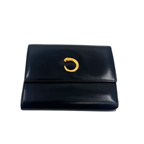 Cartier　２つ折り長財布　サファイア