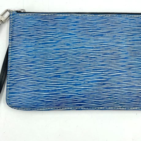 美品 LOUIS VUITTON エピ ブルー ネヴァーフル MM M51053 レディース トートバッグ ポーチ