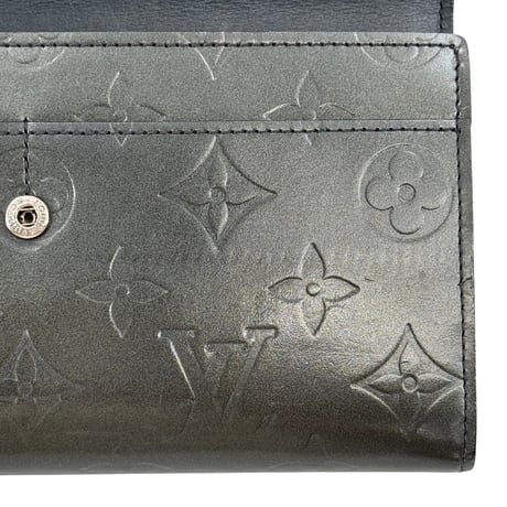 LOUIS VUITTON モノグラム・マット ポルトフォイユ・サラ M65102 長財布