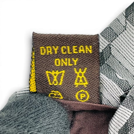LOUIS VUITTON シルク メンズ グレー ネクタイ