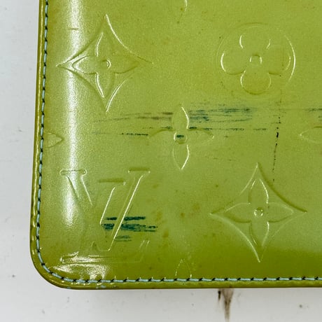 LOUIS VUITTON レキシントン ヴェルニ グリーン アクセソワール ハンドバッグ M91010