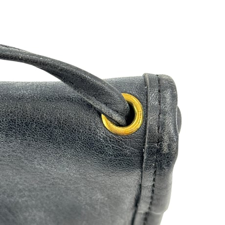 COACH オールドコーチ ブラックショルダーバッグ