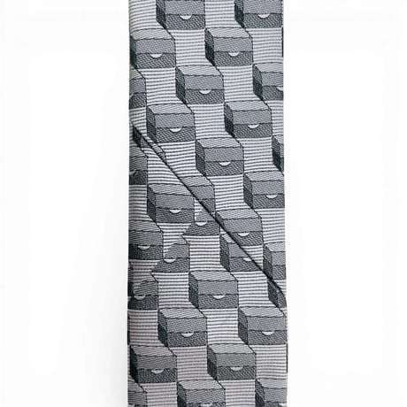 LOUIS VUITTON シルク メンズ グレー ネクタイ