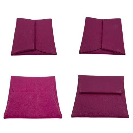 HERMES　コインケース　バスティア　ピンク