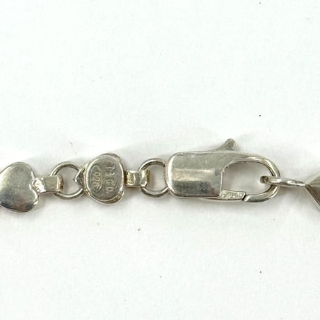 TIFFANY パフハートリンクチェーン ブレスレット SV925
