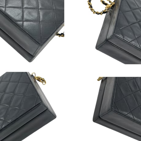 CHANEL　マトラッセ　ハンドバッグ　ラムスキン