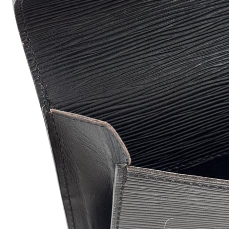 LOUIS VUITTON ポルトドキュマン セナトゥール エピ レザー ブラック ブリーフケース M54452