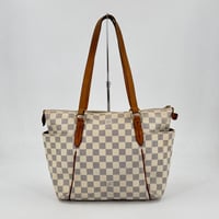LOUIS VUITTON トータリーPM ダミエ・アズール ホワイト トートバッグ N51261