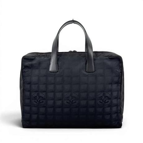 CHANEL ニュー トラベル ライン ナイロン ジャカード ビジネス ハンドバッグ