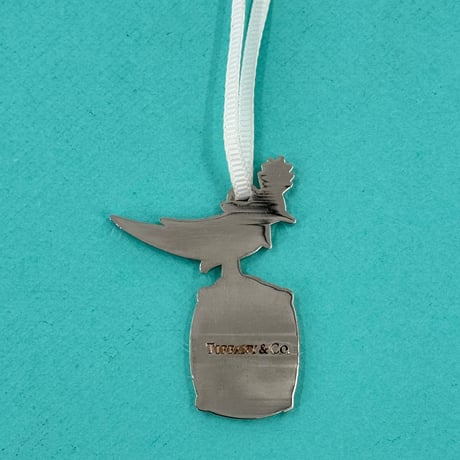 TIFFANY 鳥 オーナメント 栞 バッグチャーム 限定品 SV925