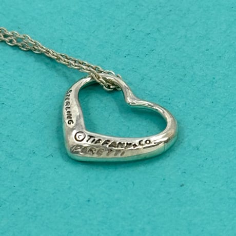 TIFFANY ネックレス オープンハート SV925