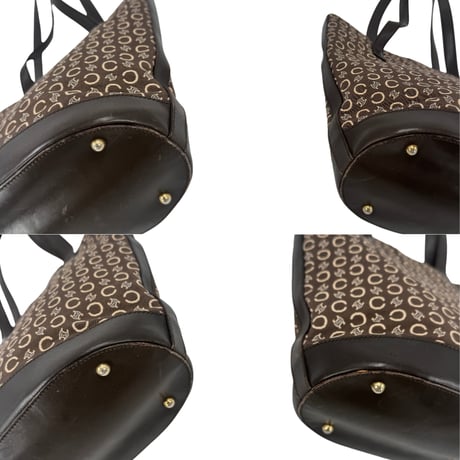 CELINE　トートバッグ　マカダム　ブラウン