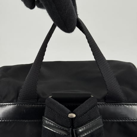 PRADA テスートナイロン リュック ブラック 三角ロゴ VELA B4650 保証カード付き
