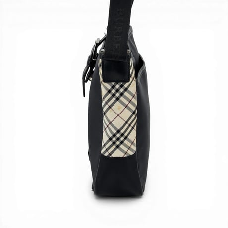 BURBERRY ノヴァキャンバス ブラックショルダーバッグ
