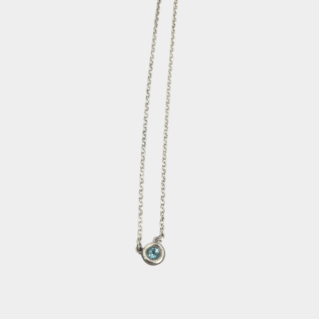 TIFFANY　バイザヤード　アクアマリン　ネックレス