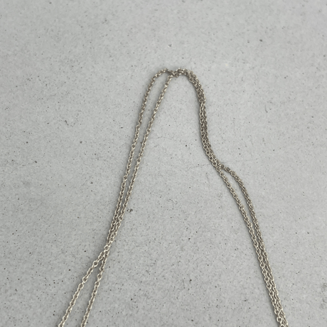 TIFFANY　リターントゥー　ネックレス　ハートタグ2連