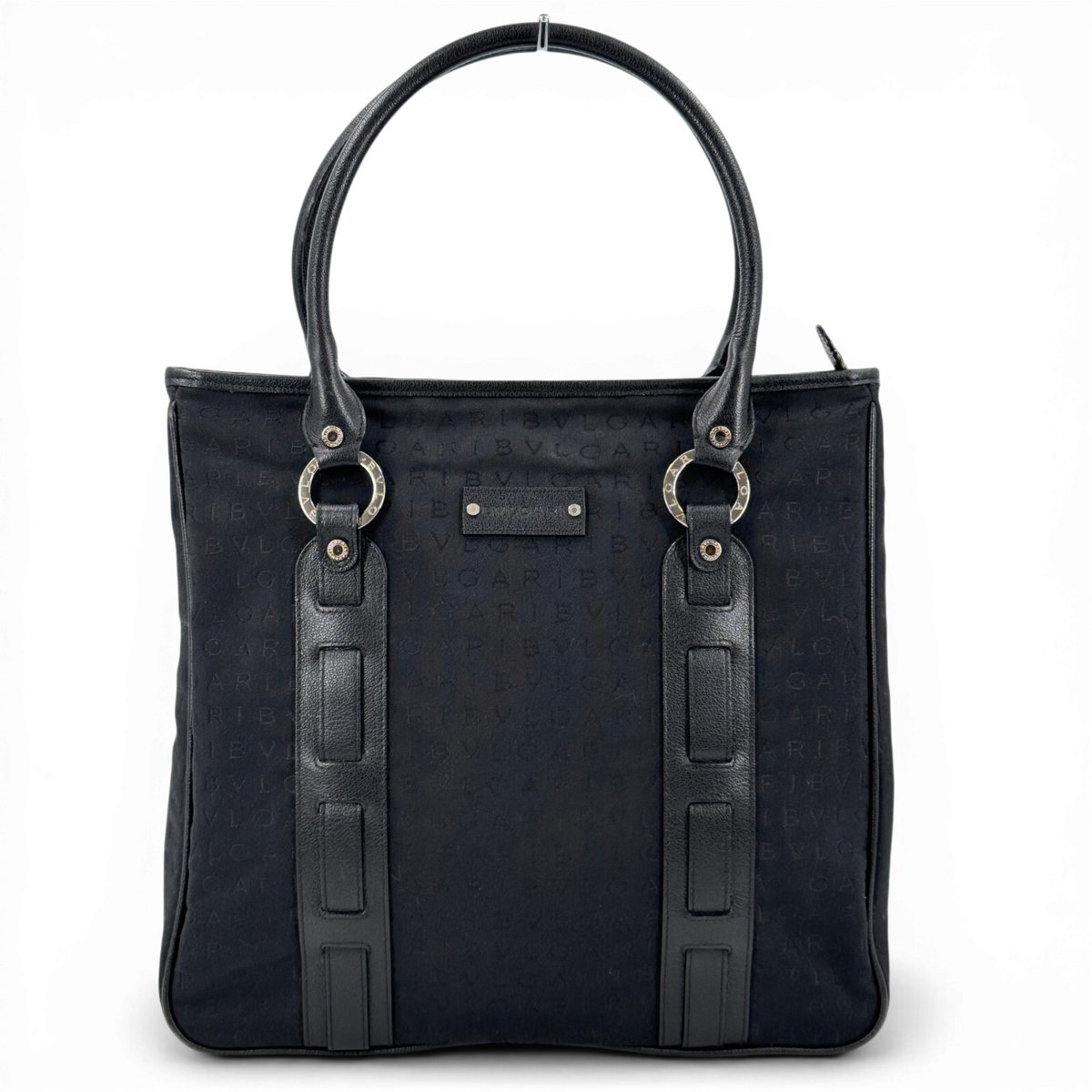BVLGARI ロゴマニア ブラック キャンバス トートバッグ | tibi TRUNK