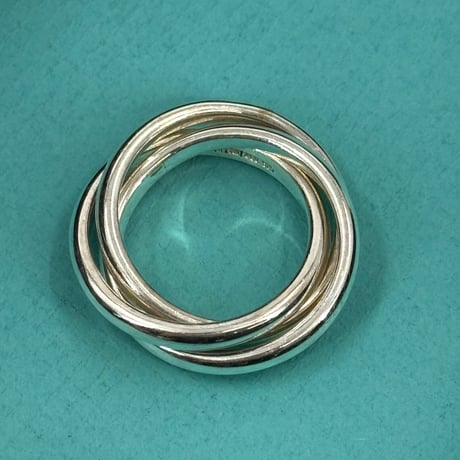 TIFFANY リング トリプル トリニティ SV925