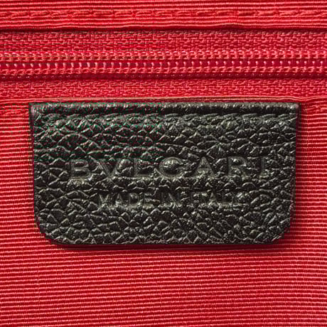 BVLGARI ロゴマニア ブラック キャンバス トートバッグ
