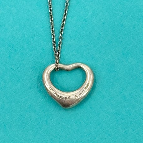 TIFFANY オープンハート ネックレス SV925 ペレッティ