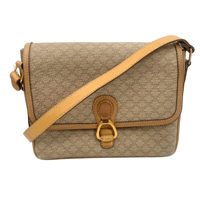 CELINE　ショルダーバッグ　マカダムキャンパス