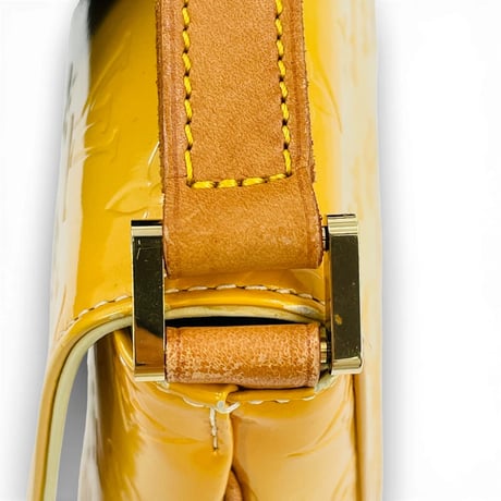 LOUIS VUITTON モノグラム ヴェルニス トンプソンストリート イエロー M91071 ショルダーバッグ