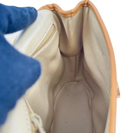 DIOR 2way ハンドバッグ キャラメル