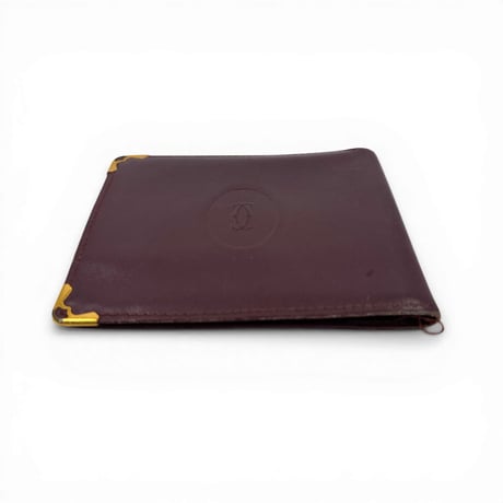 Cartier ボルドー 二つ折り 財布