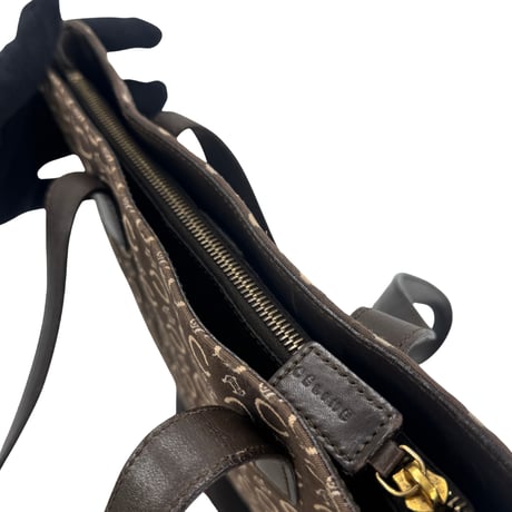 CELINE　トートバッグ　マカダム　ブラウン