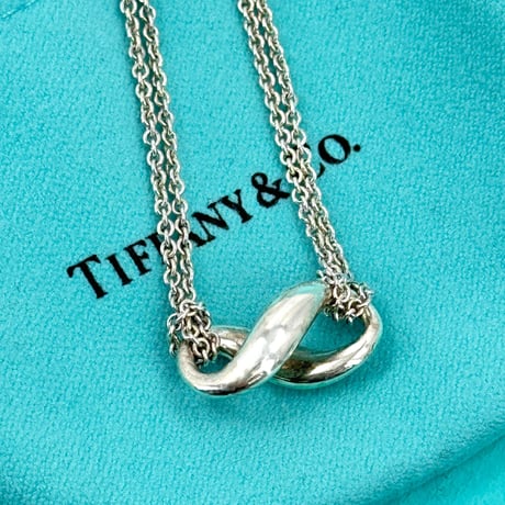 TIFFANY ネックレス インフィニティ ダブル SV925