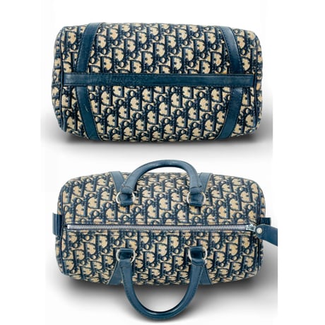 DIOR　ミニボストンバッグ　ネイビー