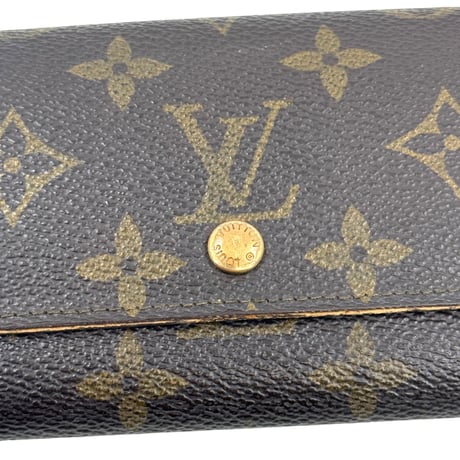LOUIS VUITTON モノグラム ヴィンテージ トレザー ウォレット M61730