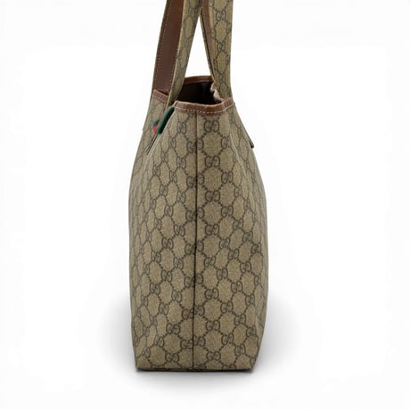 GUCCI GGスプリーム シェリーライン ベージュ トートバッグ