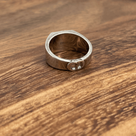 CHRISTIAN DIOR　リング　ロゴ　シルバー925